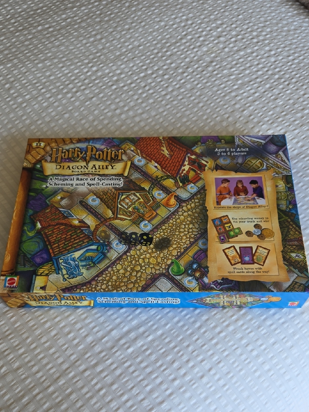 Mattel Harry Potter Diagon Alley Board Game 2001 Vintage Complete